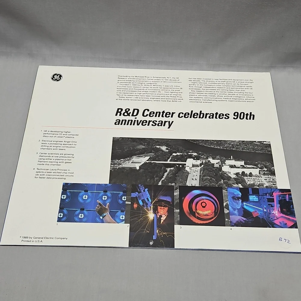 1990 GE General Electric Calender
